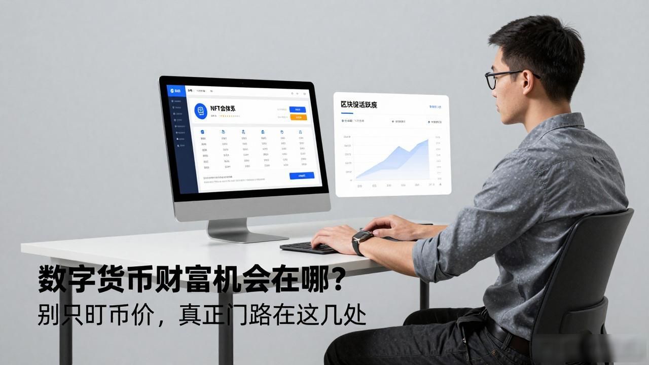 数字货币财富机会在哪？别只盯币价，真正门路在这几处