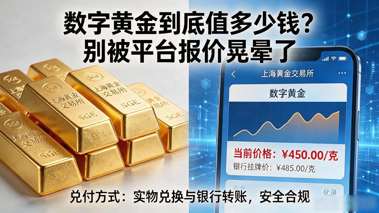 数字黄金到底值多少钱？别被平台报价晃晕了