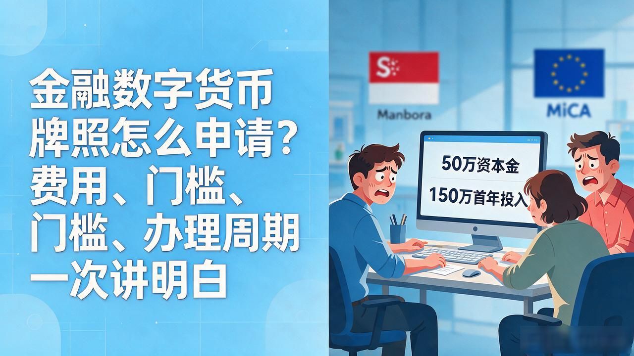 金融数字货币牌照怎么申请？费用、门槛、办理周期一次讲明白