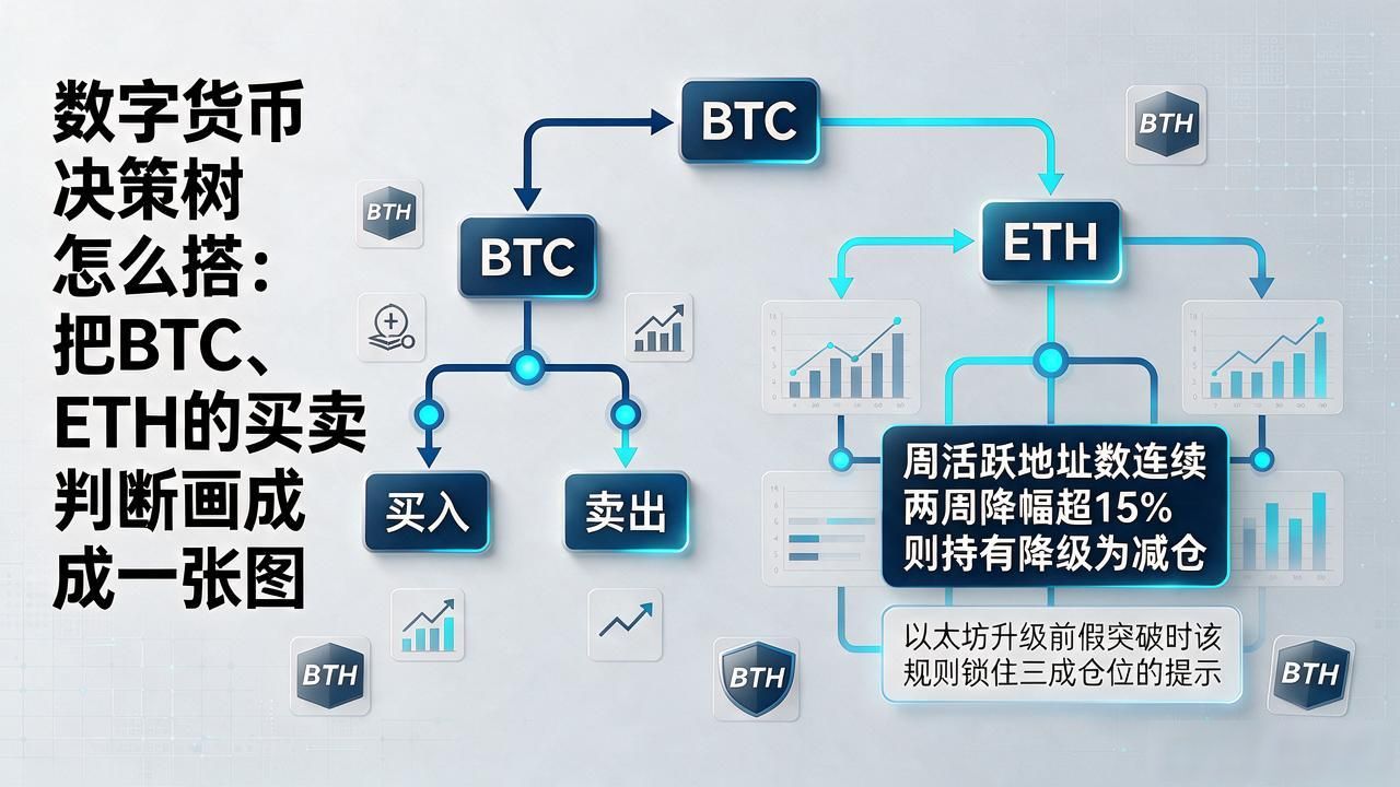 数字货币决策树怎么搭：把BTC、ETH的买卖判断画成一张图