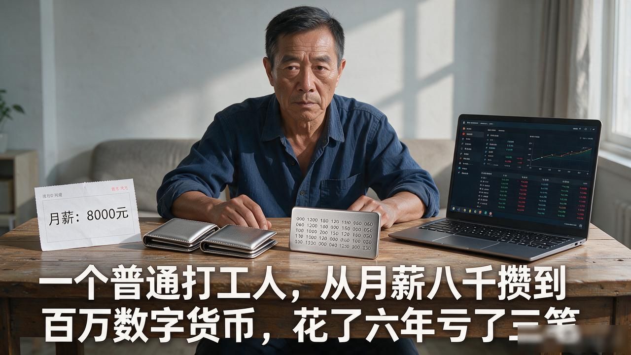 一个普通打工人，从月薪八千攒到百万数字货币，花了六年亏了三笔