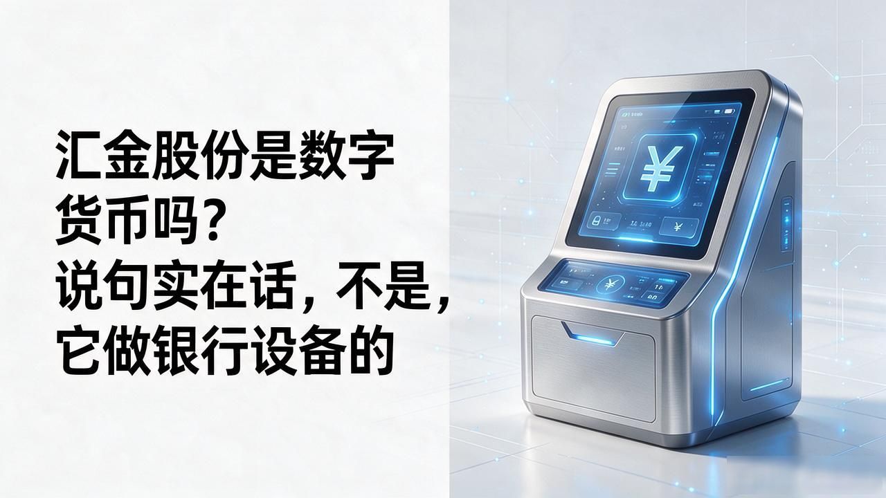 汇金股份是数字货币吗？说句实在话，不是，它做银行设备的