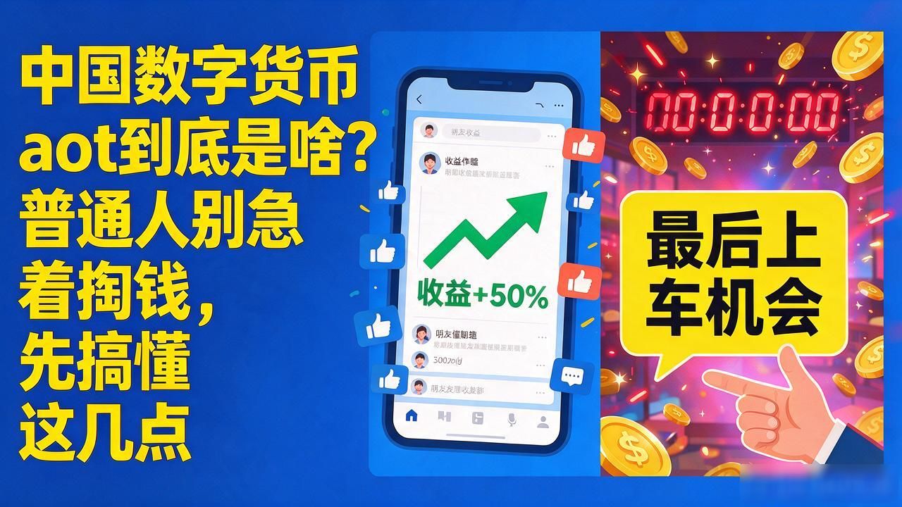 中国数字货币aot到底是啥？普通人别急着掏钱，先搞懂这几点