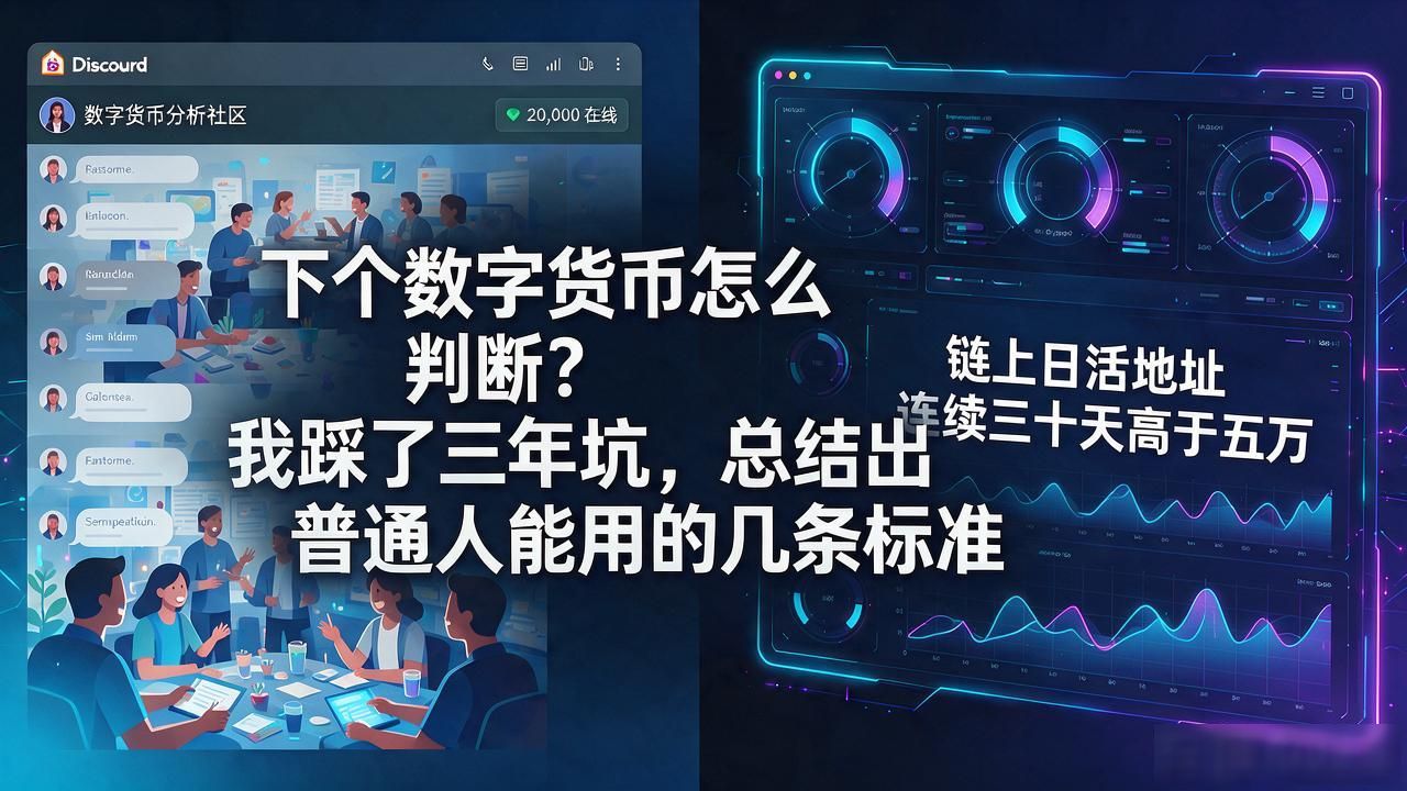 下个数字货币怎么判断？我踩了三年坑，总结出普通人能用的几条标准
