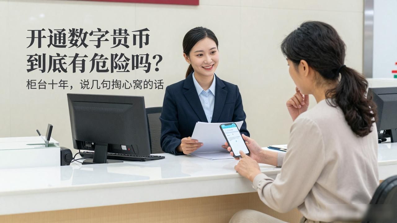 开通数字货币到底有危险吗？柜台十年，说几句掏心窝的话
