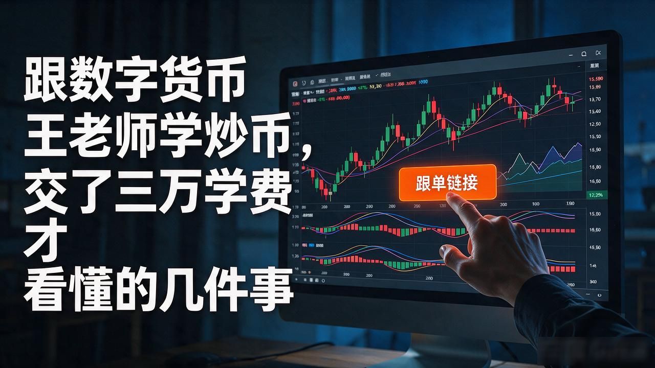 跟数字货币王老师学炒币，交了三万学费才看懂的几件事