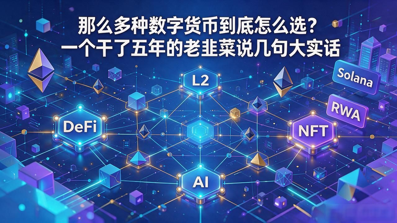 那么多种数字货币到底怎么选？一个干了五年的老韭菜说几句大实话