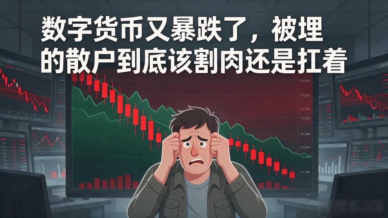数字货币又暴跌了，被埋的散户到底该割肉还是扛着